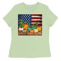 Matcha fall themed american tumbler Ladies Tee - Jasminsmagicworld