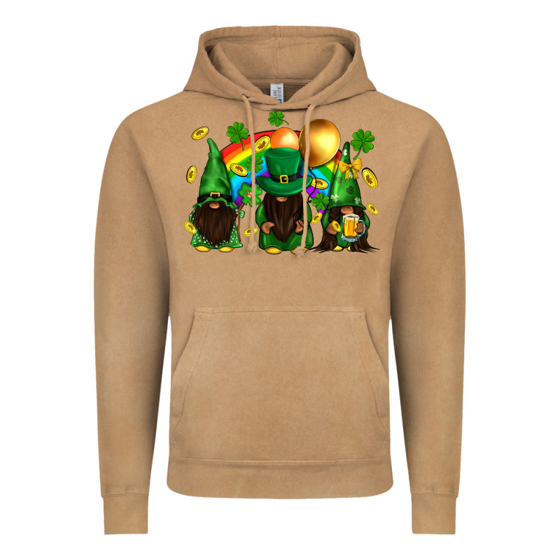 St. Patrick's Afro Gnomies With Rainbow Vintage Hoodie by BundleAndBundleShop | Teevron