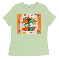 Matcha blessed pumpkin Ladies Tee - NancyCooperArtShop