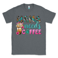 Charcoal Heather Mama Needs Coffee Bbs Classic Tee - BundleAndBundleShop