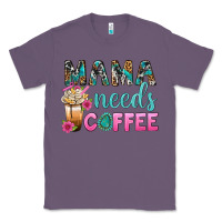 Lavender Mama Needs Coffee Bbs Classic Tee - BundleAndBundleShop