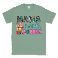 Sage Mama Needs Coffee Bbs Classic Tee - BundleAndBundleShop
