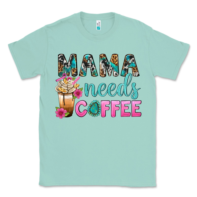 Mama Needs Coffee Bbs Classic Tee by BundleAndBundleShop | Teevron