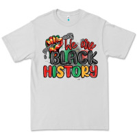 Dove Grey we are black history Premium Tee - MaliasSmallBusiness