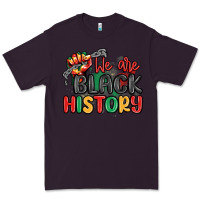 Plum we are black history Premium Tee - MaliasSmallBusiness