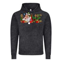 Vintage Black Love And Santa With Gift Boxes Vintage Hoodie - BundleAndBundleShop