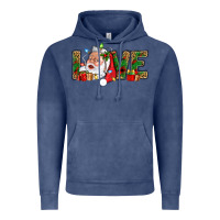 Vintage Denim Love And Santa With Gift Boxes Vintage Hoodie - BundleAndBundleShop