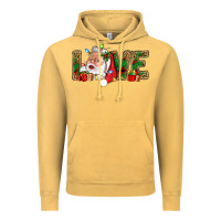 Vintage Mustard Love And Santa With Gift Boxes Vintage Hoodie - BundleAndBundleShop
