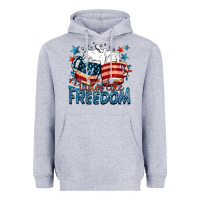 Heather Grey Tastes like freedom Heavyweight Hoodie - FaDigitalArtStudio