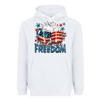 White Tastes like freedom Heavyweight Hoodie - FaDigitalArtStudio