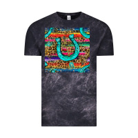 Cloud Black Western Horseshoe And Arrow With Leopard And Serape Seamless Pattern Vintage Tee - BundleAndBundleShop