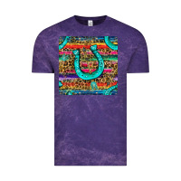 Cloud Purple Western Horseshoe And Arrow With Leopard And Serape Seamless Pattern Vintage Tee - BundleAndBundleShop