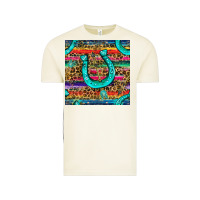 Vintage Arctic Western Horseshoe And Arrow With Leopard And Serape Seamless Pattern Vintage Tee - BundleAndBundleShop