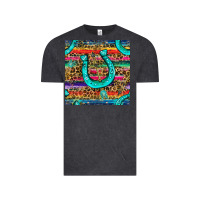 Vintage Black Western Horseshoe And Arrow With Leopard And Serape Seamless Pattern Vintage Tee - BundleAndBundleShop