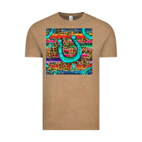 Vintage Coffee Western Horseshoe And Arrow With Leopard And Serape Seamless Pattern Vintage Tee - BundleAndBundleShop