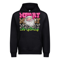 Black merry merry merry christmas Urban Hoodie - CowhideDigitalArt