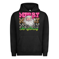 Pigment Black merry merry merry christmas Urban Hoodie - CowhideDigitalArt
