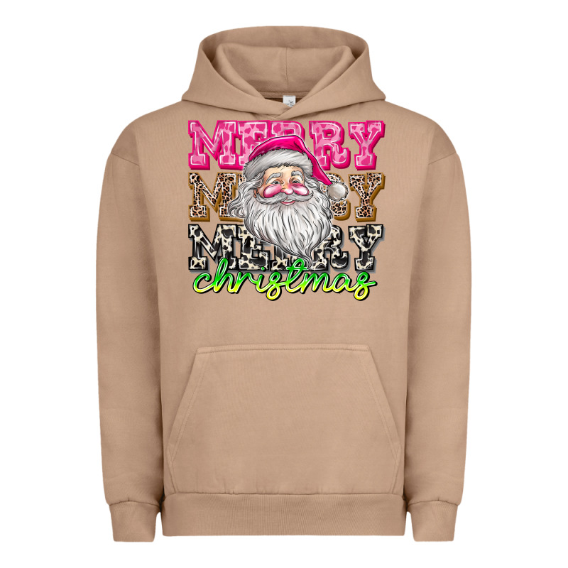 Merry Merry Merry Christmas Urban Hoodie by CowhideDigitalArt | Teevron