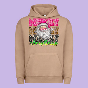 Merry Merry Merry Christmas Urban Hoodie Designed By Cowhidedigitalart