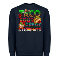 Navy Taco 'Bout Great Students Heavyweight Sweatshirt - texasbilliewilder