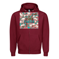Burgundy Easter Bunny  tumbler Easter Day Zipper Hoodie - HowdyJamesFarm