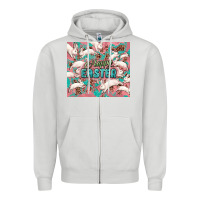 Dove Grey Easter Bunny  tumbler Easter Day Zipper Hoodie - HowdyJamesFarm