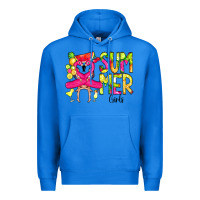 True Royal Summer Girls Flamingo Premium Hoodie - CowCowDesign