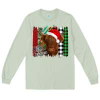 Matcha Merry Christmas Cow Long Sleeve Tee - Bettercallsaul