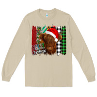 Mushroom Merry Christmas Cow Long Sleeve Tee - Bettercallsaul