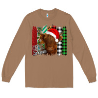Toasted Coconut Merry Christmas Cow Long Sleeve Tee - Bettercallsaul