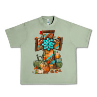 Oil Green fall cross Urban Heavy Tee - BundleAndBundleShop