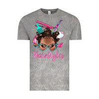 Cloud Rock Afro Bantu Knots Hairstyles Messy Bun With Clasp Bbs Vintage Tee - BundleAndBundleShop