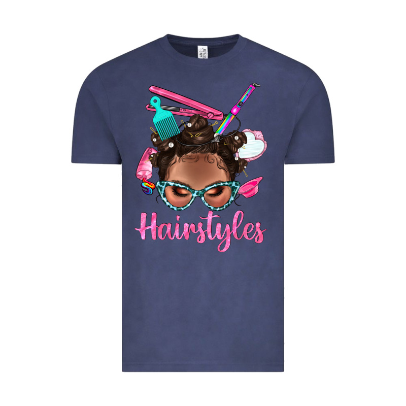 Afro Bantu Knots Hairstyles Messy Bun With Clasp Bbs Vintage Tee by BundleAndBundleShop | Teevron