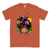 Copper Beach Hair Afro Messy Bun Bbs Classic Tee - BundleAndBundleShop