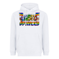 White lgbtq friendly pride Heavyweight Hoodie - FaDigitalArtStudio