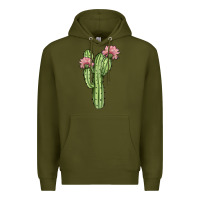 Army Green cactus 4 Premium Hoodie - JahusDesignShop