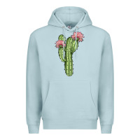 Blue Mist cactus 4 Premium Hoodie - JahusDesignShop
