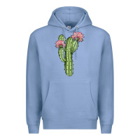 Colony Blue cactus 4 Premium Hoodie - JahusDesignShop