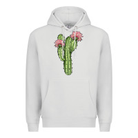 Dove Grey cactus 4 Premium Hoodie - JahusDesignShop