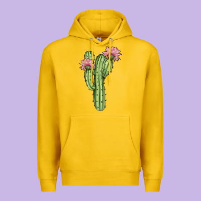 Cactus 4 Premium Hoodie Designed By Jahusdesignshop