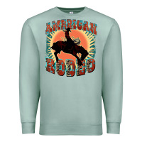 Seafoam American rodeo Premium Sweatshirt - FaDigitalArtStudio