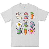 Dove Grey easter doodles Premium Tee - MaliasSmallBusiness