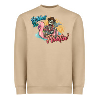 Mushroom Bitches be floatin' skeleton summer Heavyweight Sweatshirt - NancyCooperArtShop