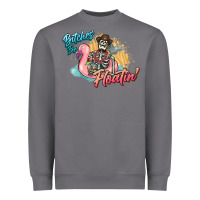 Storm Bitches be floatin' skeleton summer Heavyweight Sweatshirt - NancyCooperArtShop