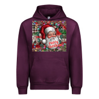 Mauve Wine merry christmas Urban Hoodie - CowhideDigitalArt