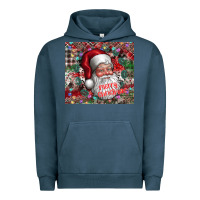 Pigment Midnight Navy merry christmas Urban Hoodie - CowhideDigitalArt