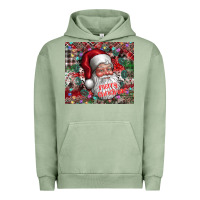 Pigment Oil Green merry christmas Urban Hoodie - CowhideDigitalArt