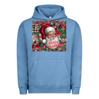 Pigment Pebble Blue merry christmas Urban Hoodie - CowhideDigitalArt