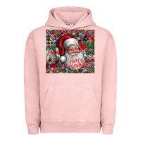 Pigment Salmon merry christmas Urban Hoodie - CowhideDigitalArt