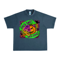 Midnight Navy sorta sweet spooky Urban Heavy Tee - BundleAndBundleShop